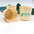 100% Compostable pine wood coffee cup drinking cup ice cream cup